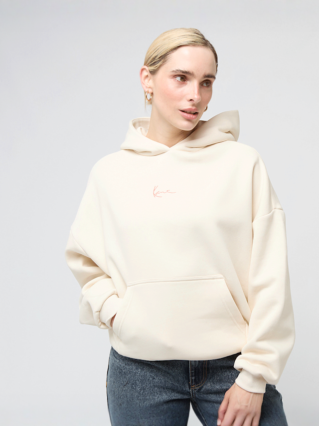 Karl Kani, Signature Cherry Print Oversized Hoodie, beige, Image 2 of 4
