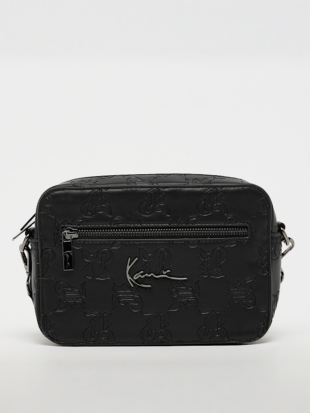 Karl Kani, Metal Signature All Over Print Messenger Bag, black, Image 1 of 7