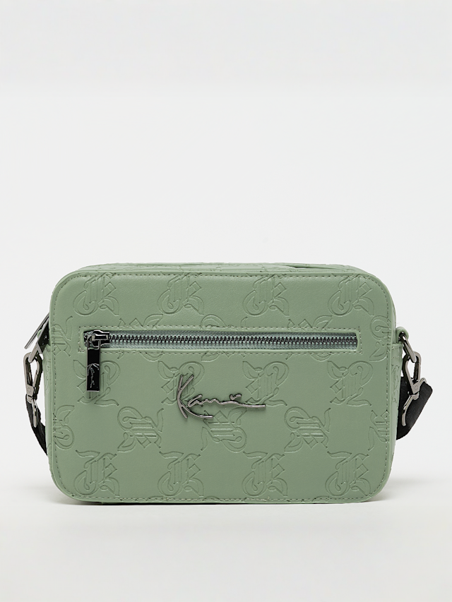 Karl Kani, Metal Signature All Over Print Messenger Bag, green, Image 1 of 7