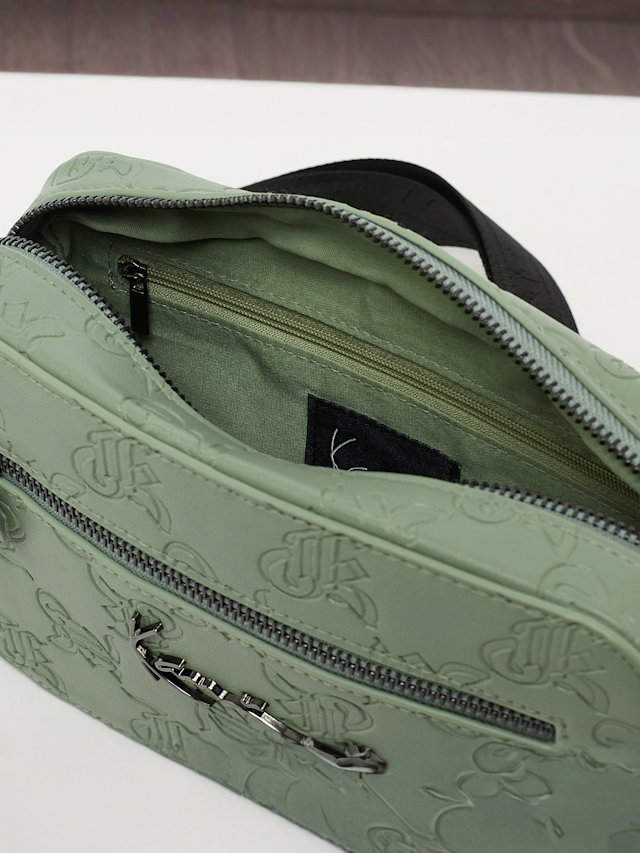 Karl Kani, Metal Signature All Over Print Messenger Bag, green, Image 6 of 7