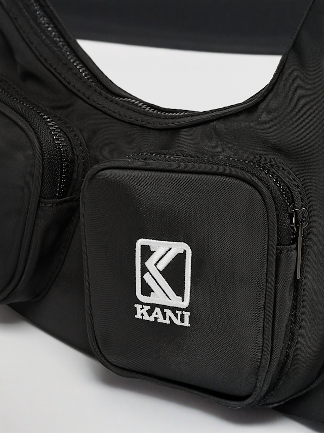 Karl Kani, Og Kani Outerpocket Shoulder Bag, black, Image 5 of 5