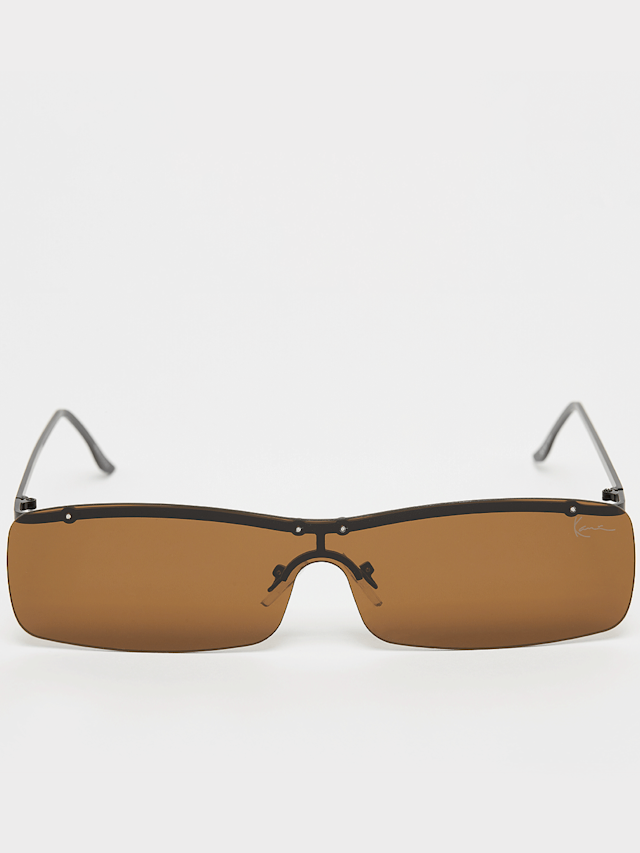 Karl Kani, Signature Thin Metal Frame Sunglasses, brown, Image 1 of 4