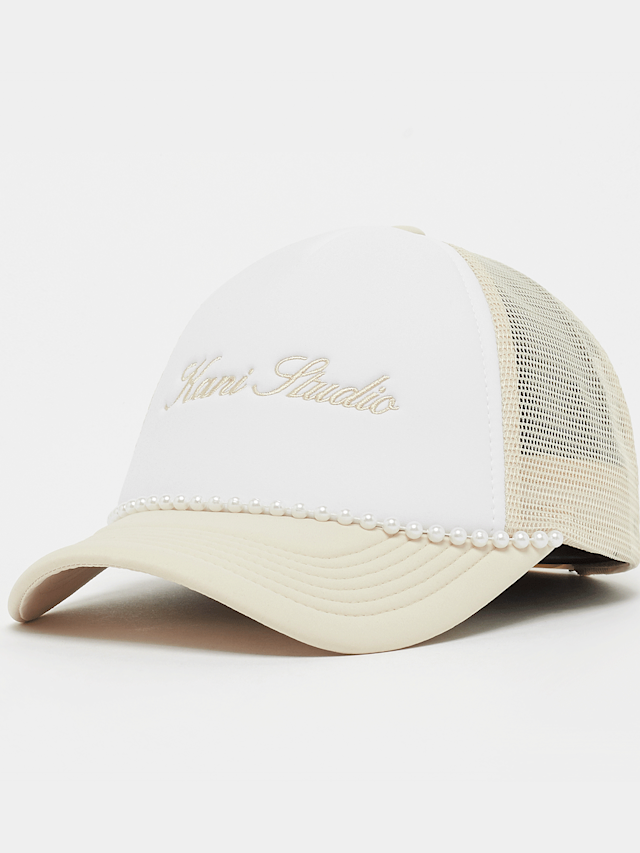 Karl Kani, Woven Signature Trucker Cap, white, Image 1 of 4