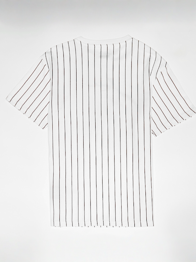 Karl Kani, Small Signature Essential Pinstripe Tee Junior, white, Image 2 of 3