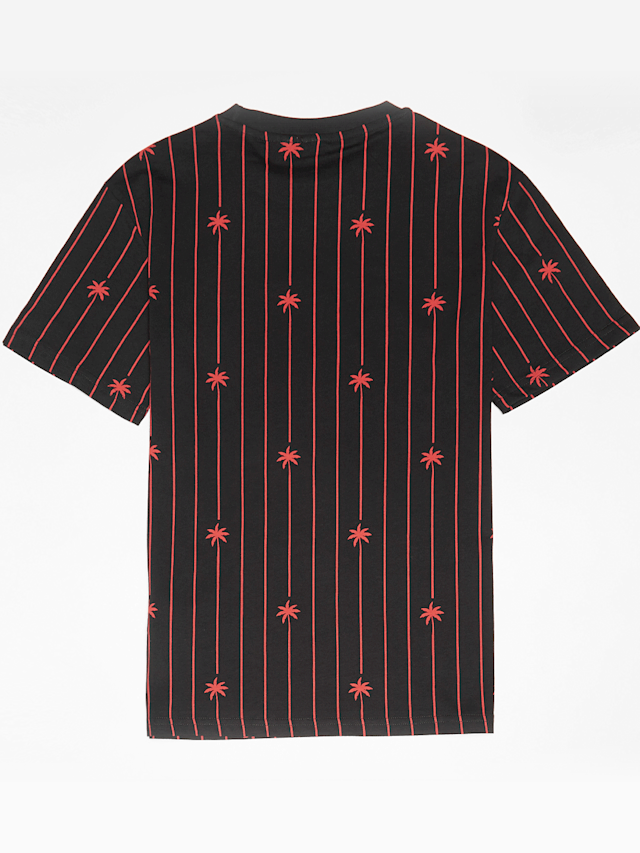 Karl Kani, Signature Palm Pinstripe T-Shirt Junior, black, Image 2 of 3