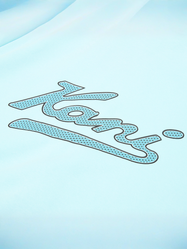 Karl Kani, Varsity Palm Print Zip Hoodie Junior, blue, Image 5 of 5