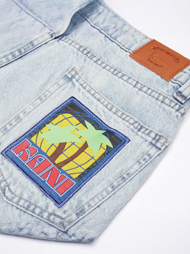 Karl Kani, Patches Jorts Junior, blue, Image 4 of 4