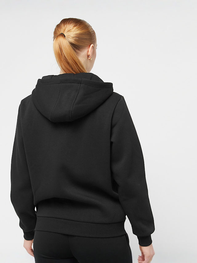 Urban Classics, Fluffy Zip Hoody, black, Image 2 of 4