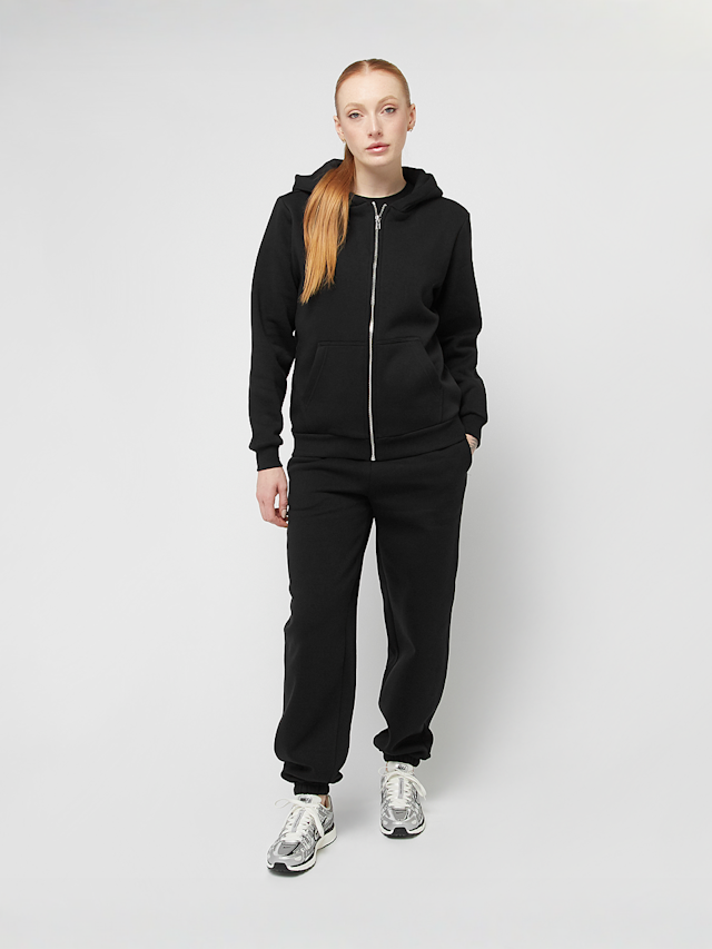 Urban Classics, Fluffy Zip Hoody, black, Image 4 of 4