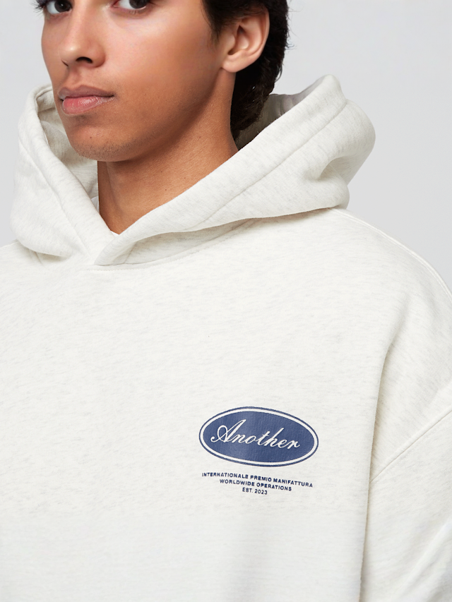 Another Cotton Lab, Summer in Paradise Oversized Hoodie, grey, Image 3 of 5