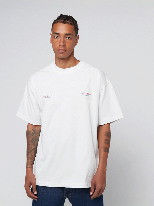 Another Cotton Lab, Pardon Monsieur Oversized T-Shirt, white, Image 2 of 5