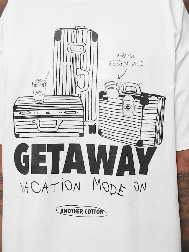 Another Cotton Lab, Getaway Oversized Tshirt, white, Image 4 of 5