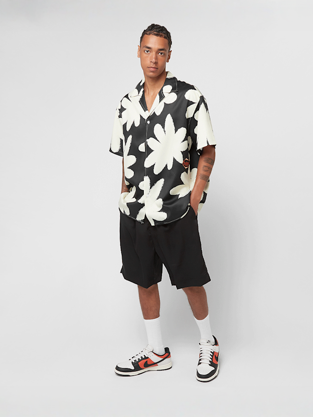 Another Cotton Lab, Double Pleated Shorts, black, Image 5 of 5