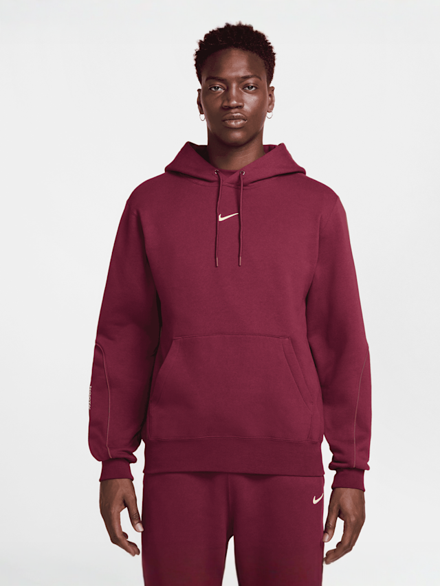 Nike Nocta, NRG CS Fleece Hoodie, red, Image 3 of 9