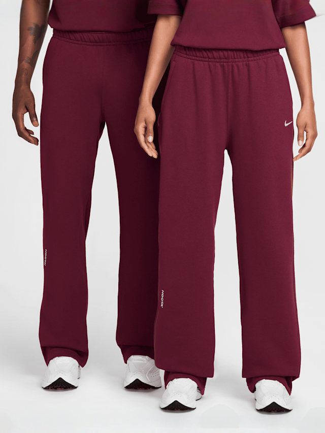 Nike Nocta, NRG CS Open Hem Fleece Pants, red, Image 1 of 9