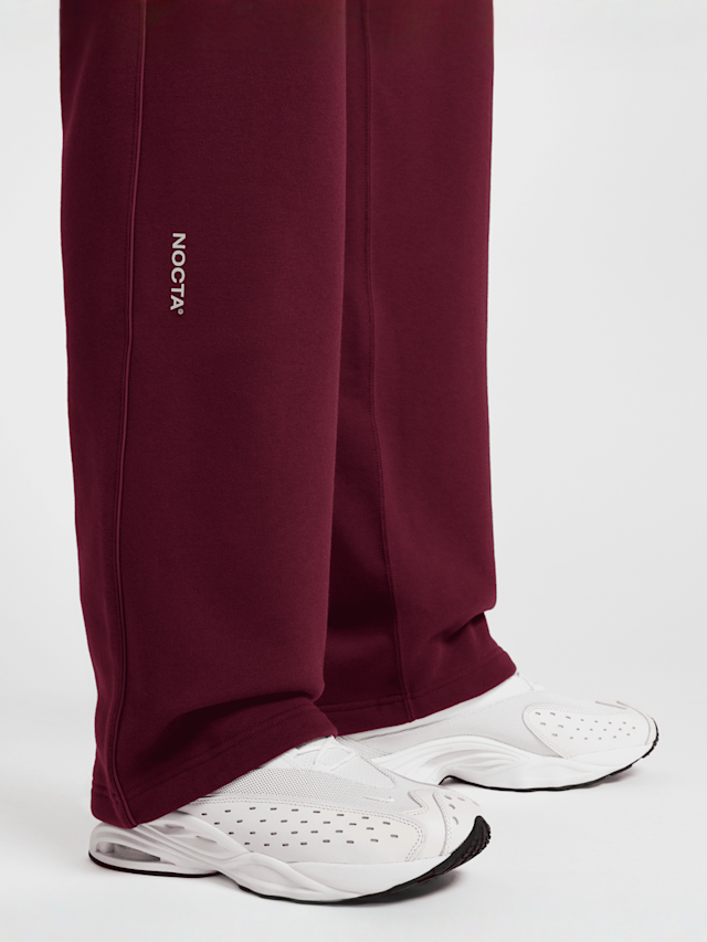 Nike Nocta, NRG CS Open Hem Fleece Pants, red, Image 6 of 9