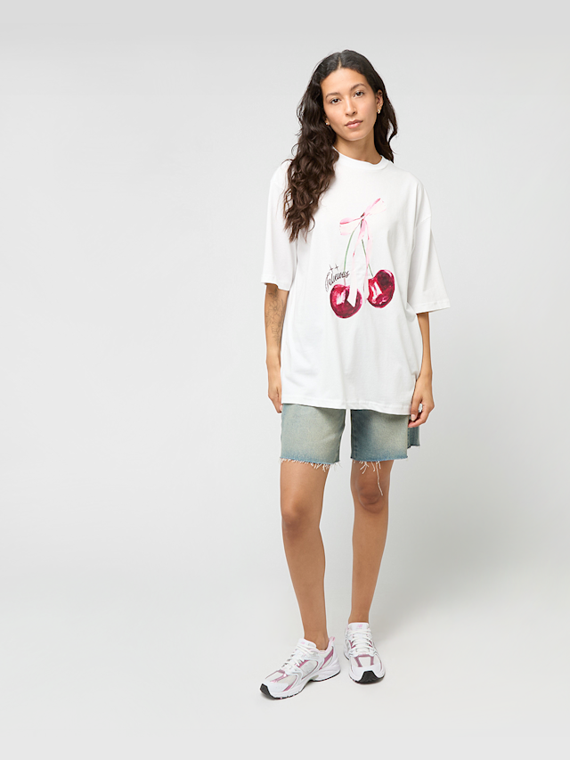 Felicious, Cherry Oversize Tee, white, Image 4 of 4