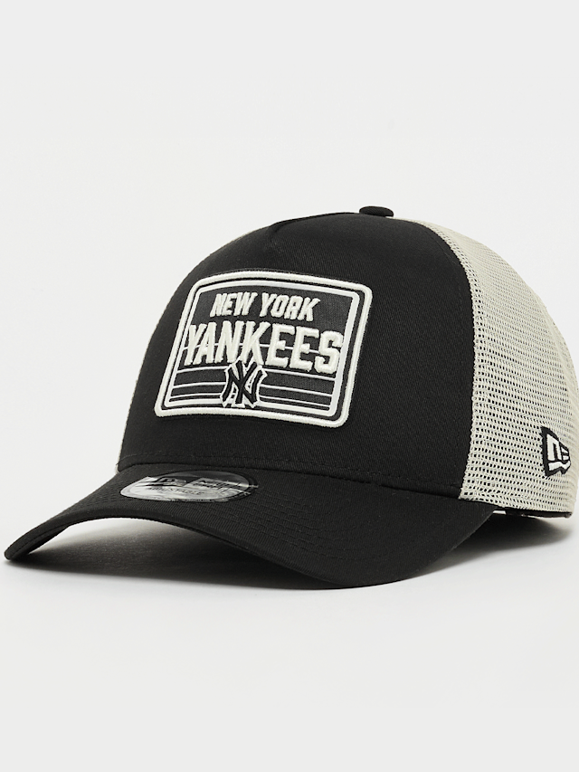 New Era, A-Frame Trucker MLB Patch New York Yankees, black, Image 1 of 4
