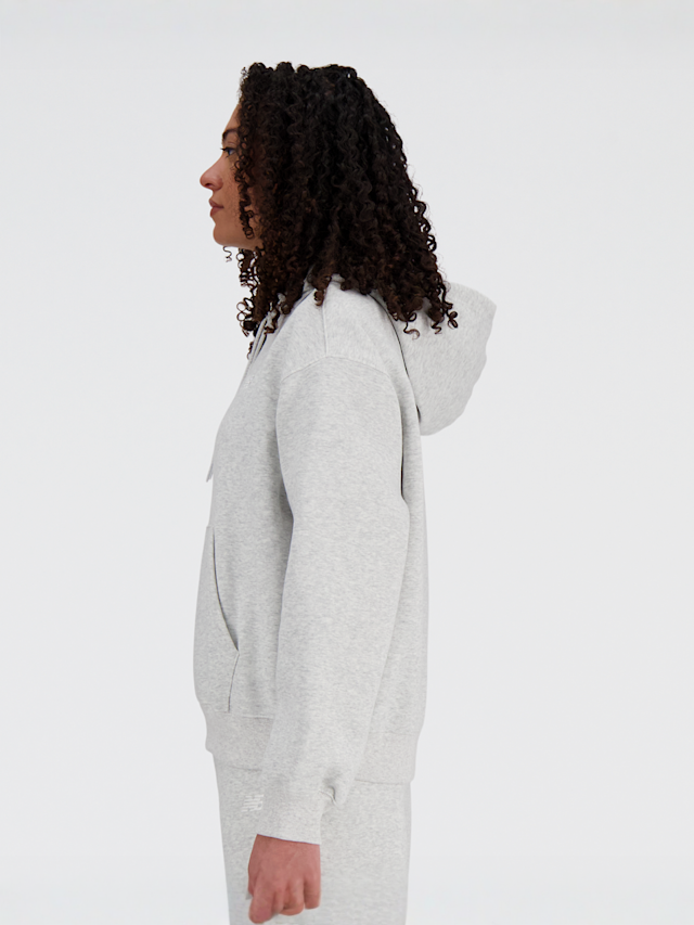 New Balance, Sport Essentials Fleece Hoodie, grey, Image 2 of 4