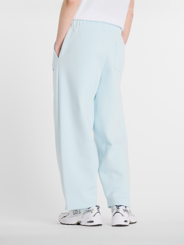 New Balance, Reimagined Fleece Barrel Leg Pants, blue, Image 2 of 5