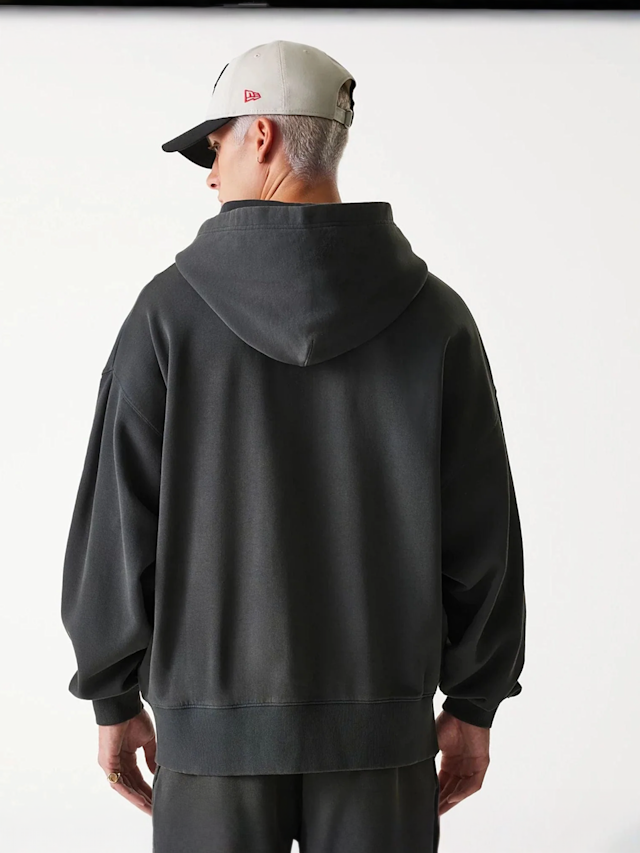 New Era, NBA Washed Full Zip Chicago Bulls, black, Image 2 of 6