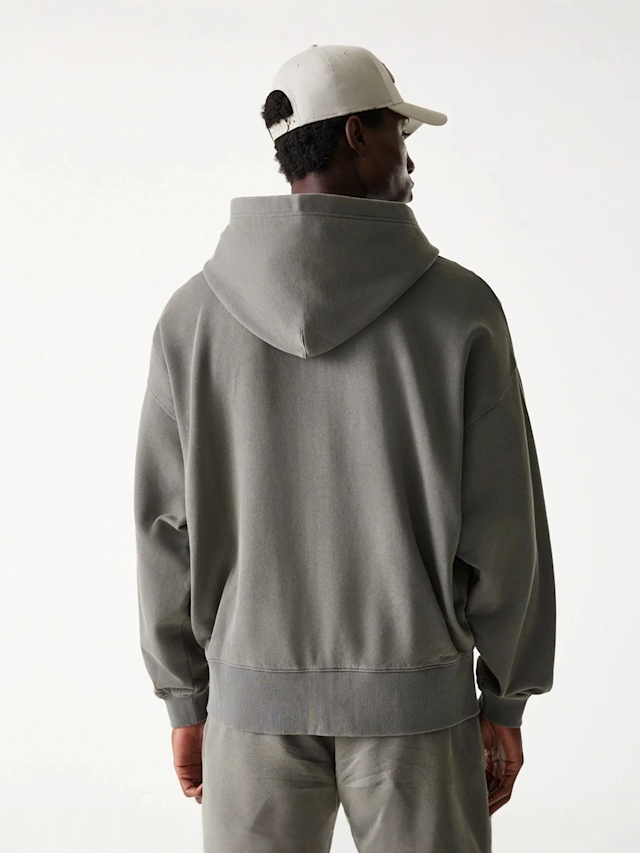 New Era, NBA Washed Full Zip Los Angeles Lakers, grey, Image 2 of 6