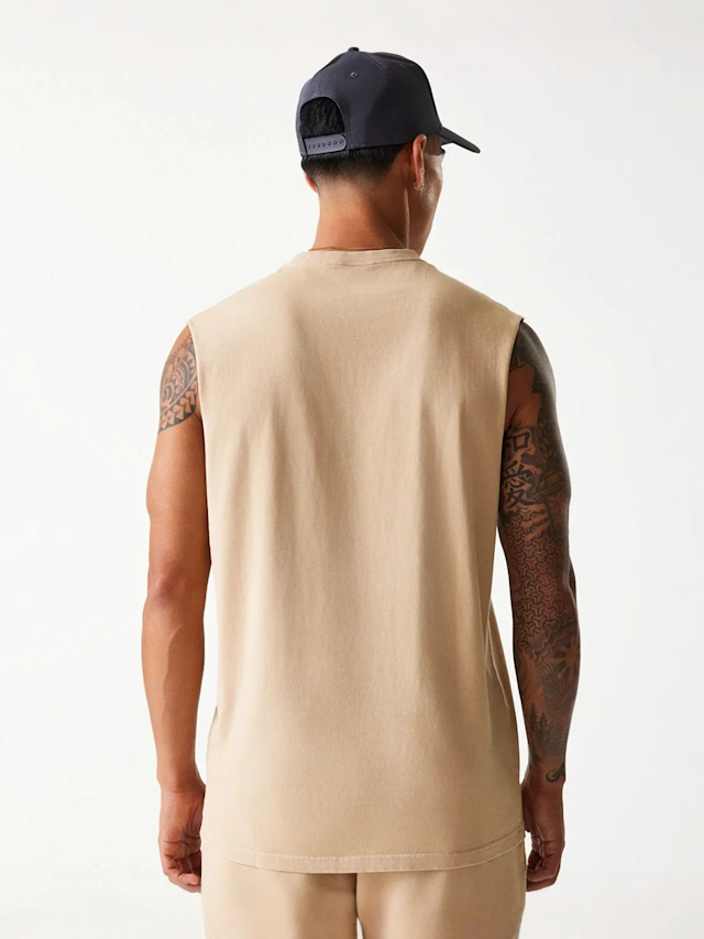 New Era, NBA Chicago Bulls Washed Tanktop, beige, Image 2 of 5