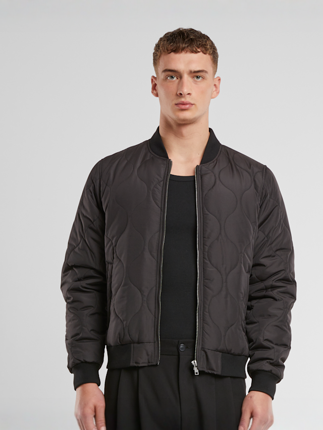 Urban Classics, Onion Quilted Bomber, black, Image 1 of 5