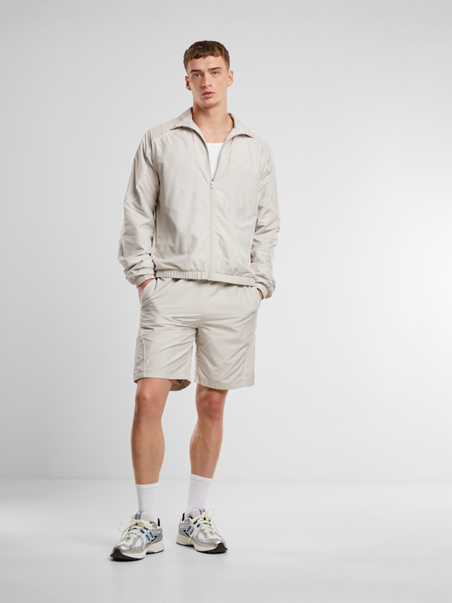 Urban Classics, Piped Panel Trackjacket, beige, Image 4 of 4