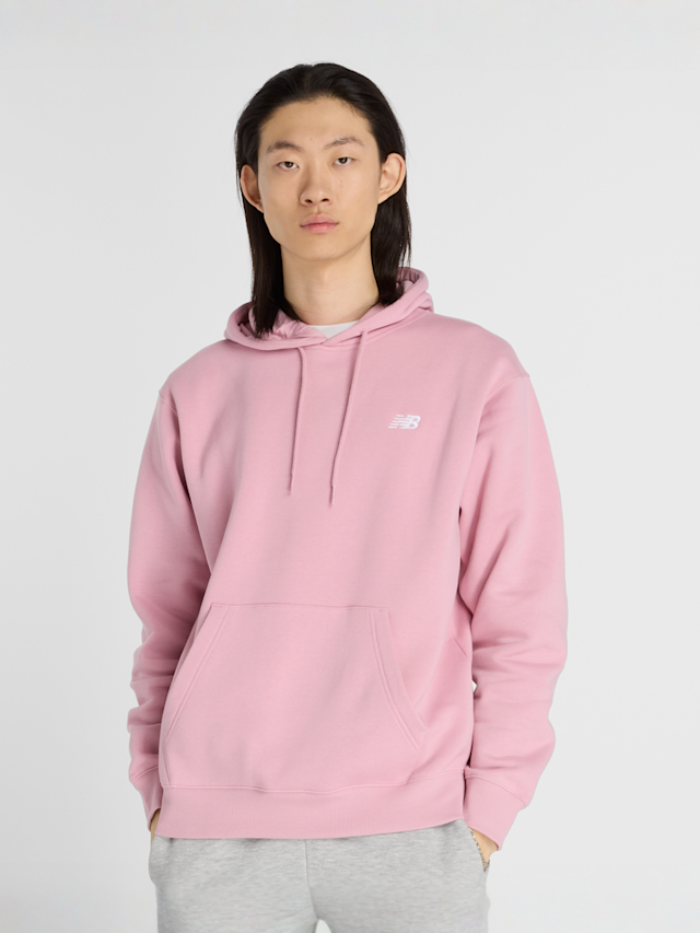 New Balance, Sport Essentials Fleece Hoodie, light pink, Image 1 of 4