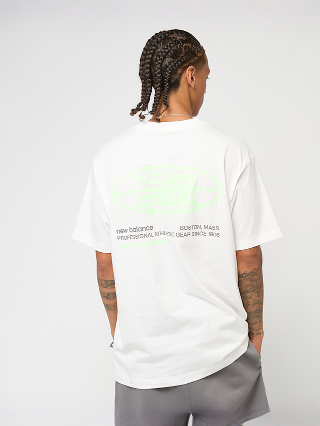New Balance, Back Print Graphic Tee, white, Image 1 of 5