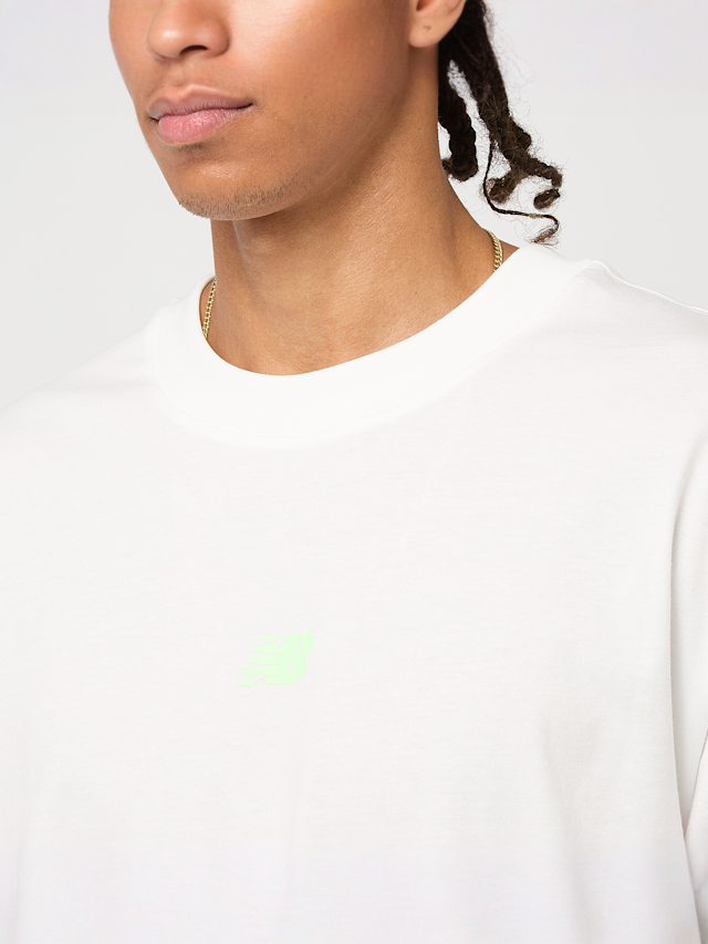 New Balance, Back Print Graphic Tee, white, Image 3 of 5