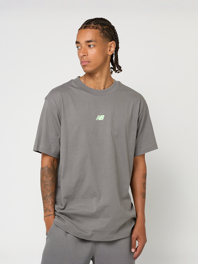 New Balance, Back Print Graphic Tee, grey, Image 1 of 4
