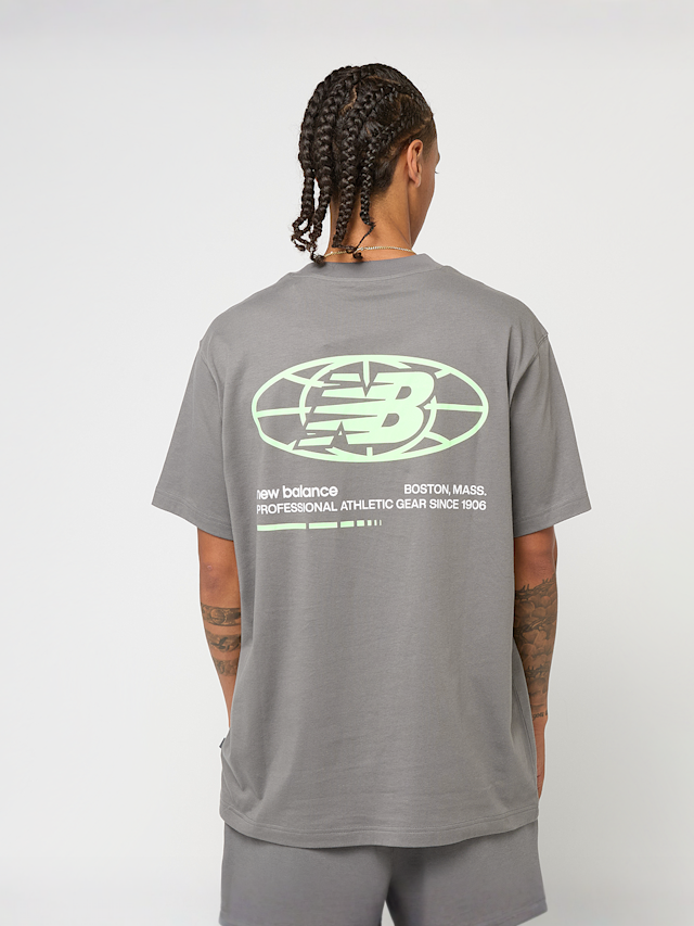New Balance, Back Print Graphic Tee, grey, Image 2 of 4