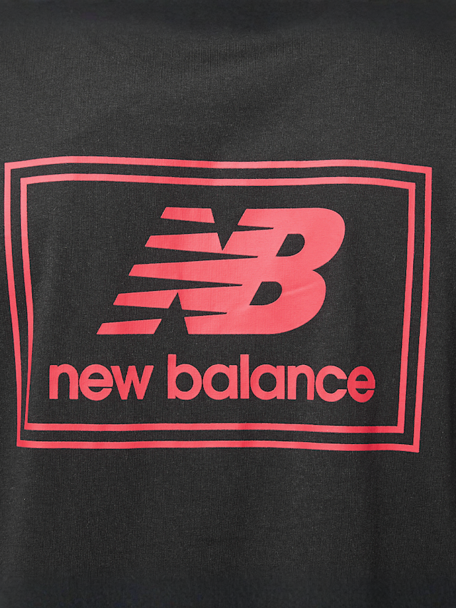 New Balance, Woven Label T-Shirt, black, Image 4 of 5