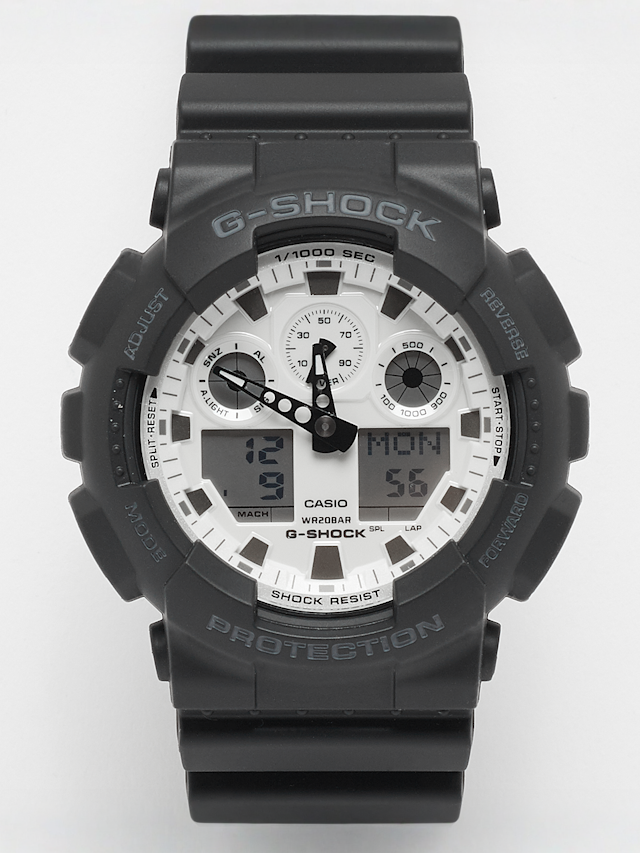 G-SHOCK, GA-100WD-1AER, black, Image 1 of 2