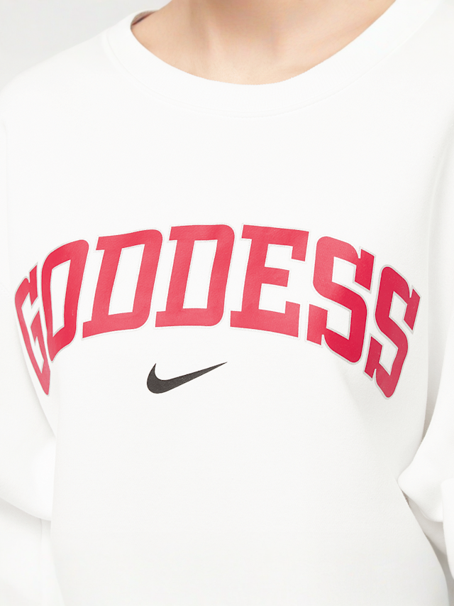Nike, Sportswear Phoenix Fleece Oversize Sweatshirt, white, Image 3 of 4