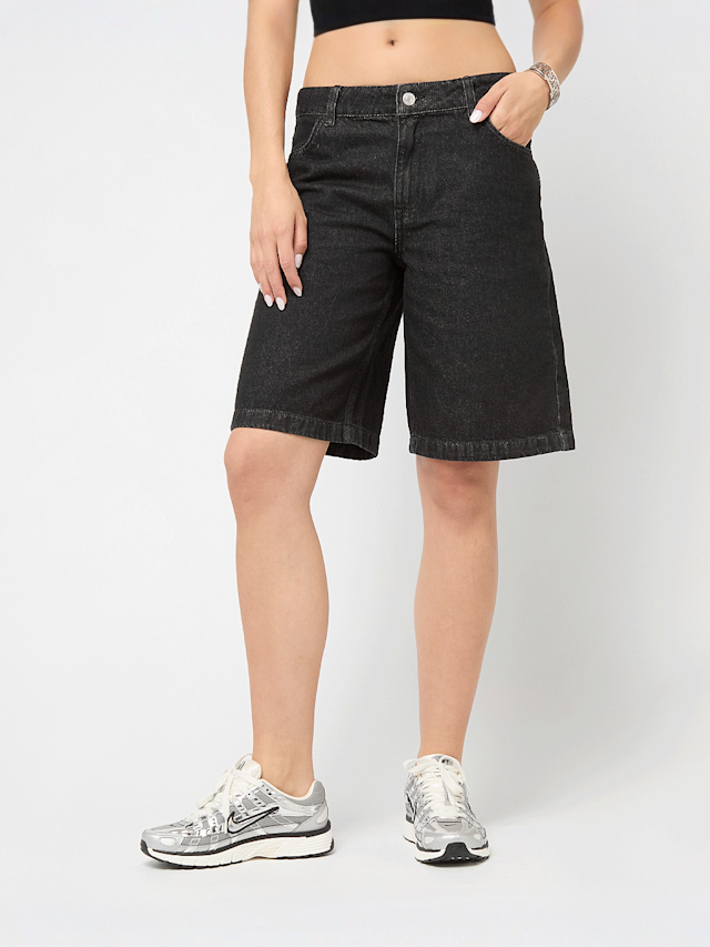 Decibel, Denim Shorts, black, Image 1 of 5