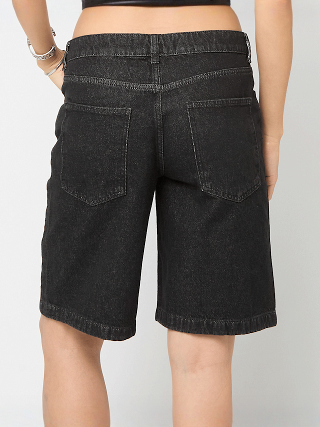 Decibel, Denim Shorts, black, Image 2 of 5