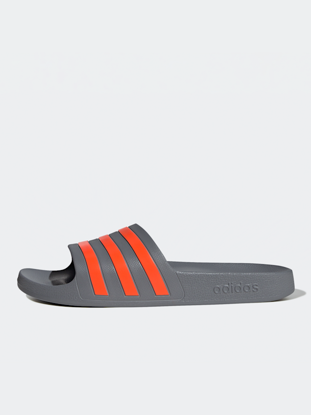 adidas Originals, Adilette Aqua Slides, grey, Image 1 of 8