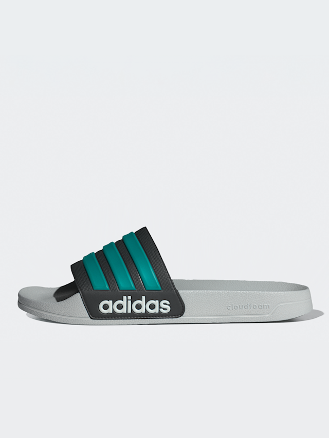 adidas Originals, Adilette Shower Slides, grey, Image 1 of 8