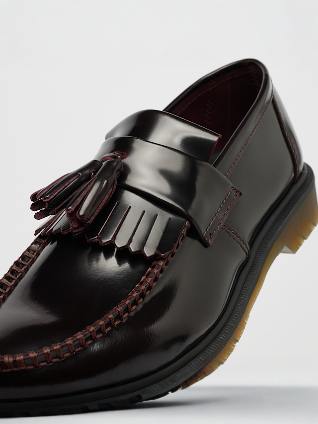 Dr. Martens, Adrian Tassel Loafer cherry red arcadia, brown, Image 6 of 7