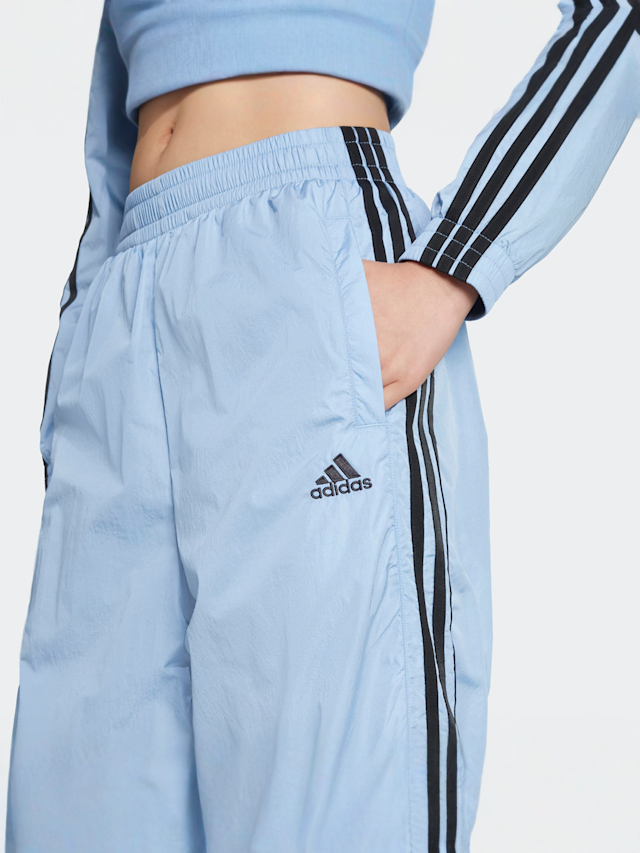 adidas Originals, Teamgeist Adicolor Oversized Track Pants, blue, Image 3 of 5