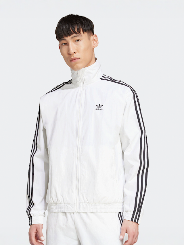 adidas Originals, adicolor Firebird Woven Trackjacket, white, Image 1 of 5