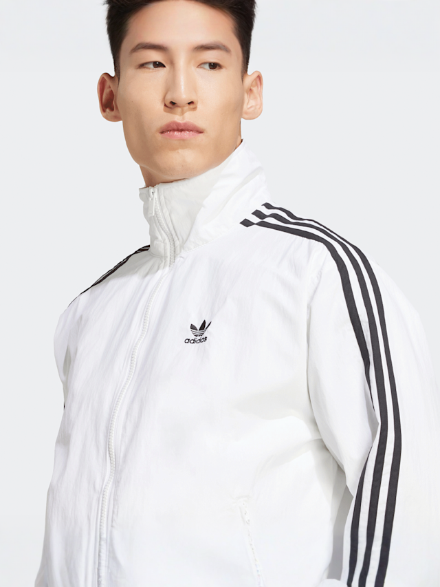 adidas Originals, adicolor Firebird Woven Trackjacket, white, Image 3 of 5