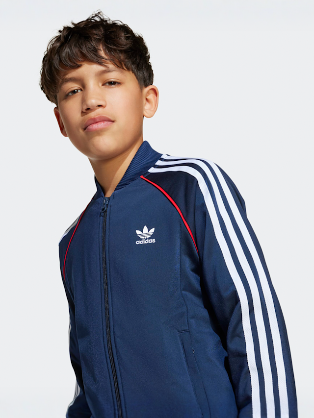 adidas Originals, Superstar Track Jacket, blue, Image 3 of 5