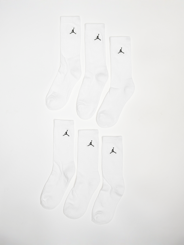 Jordan, 6 PACK - Everyday Essentials Crew, white, Image 1 of 2