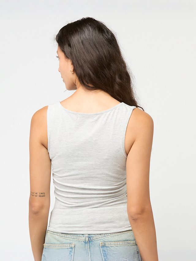 Decibel, Square Neck Top, grey, Image 2 of 3
