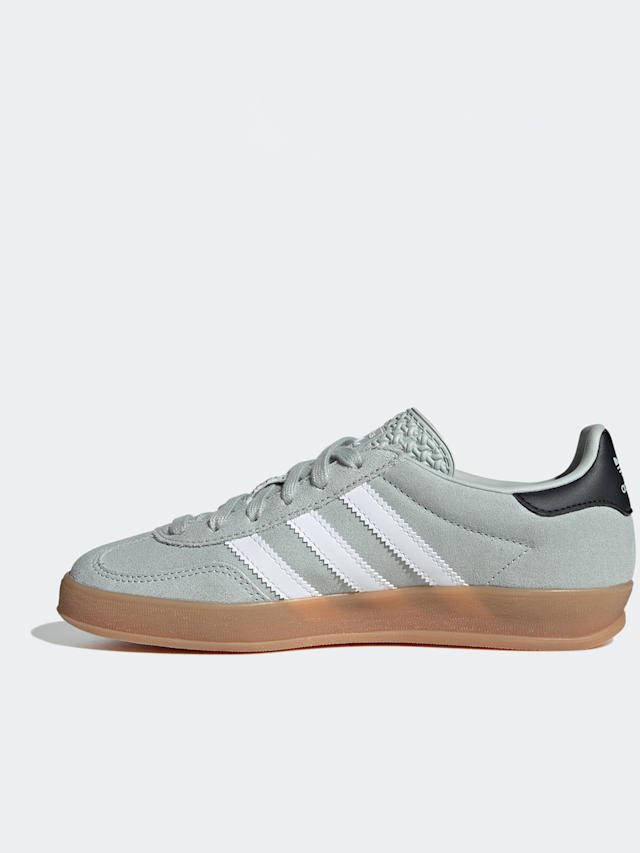 adidas Originals, Gazelle Indoor (GS), green, Image 2 of 8