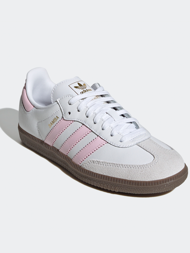 adidas Originals, Samba OG (GS), white, Image 3 of 8